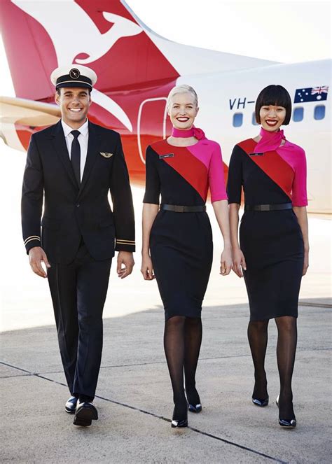 qantas cabin uniforms.